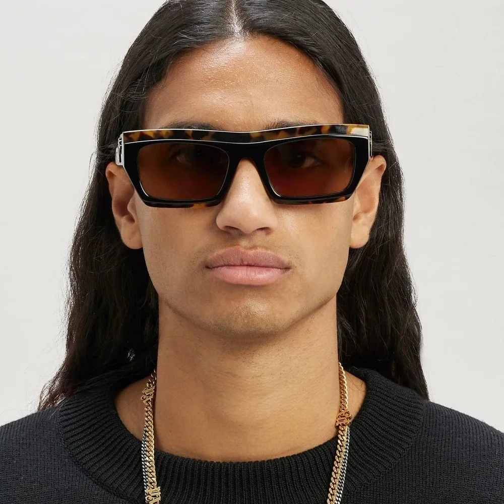 New! PALM ANGELS Sunglasses PERI028 0107, Authentic
